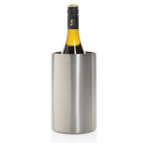 Vino RCS certified recycled stainless steel wine bucket silver