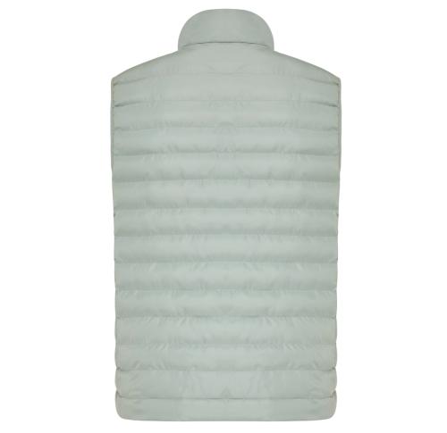 Branded Iqoniq Meru men recycled polyester bodywarmer iceberg green