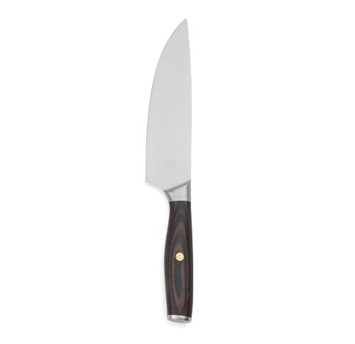 VINGA Tara RCS recycled steel chef's knife steel, brown
