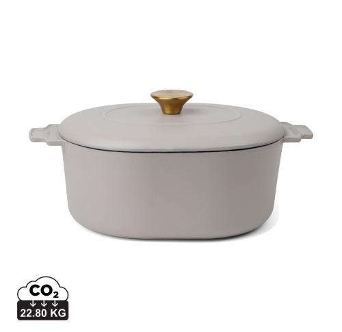 Branded VINGA Monte heritage cocotte 4 L grey