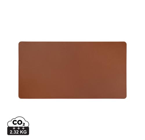 Printed VINGA Timo PU RCS RPET desk pad brown