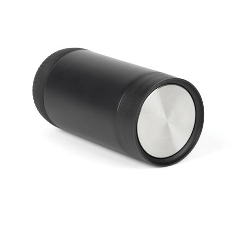 Custom VINGA Erie RCS recycled SS push mug 350 ML black, black