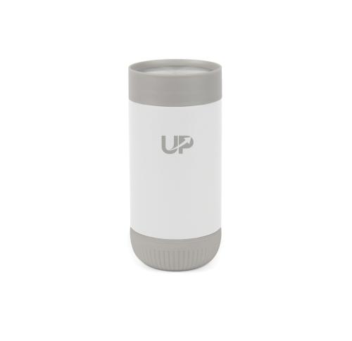 VINGA Erie RCS recycled SS push mug 350 ML white, grey