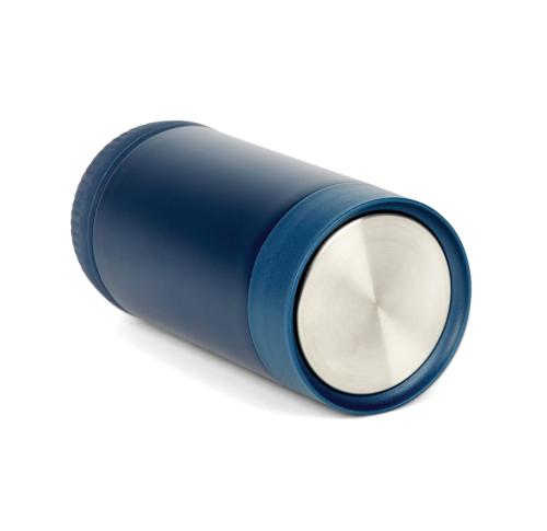 VINGA Erie RCS recycled SS push mug 350 ML navy, navy