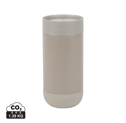 VINGA Erie RCS recycled SS push mug 350 ML grey, grey