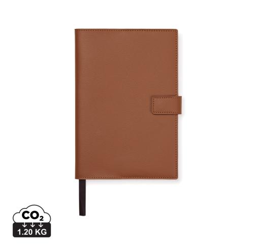 VINGA Timo PU RCS RPET notebook brown