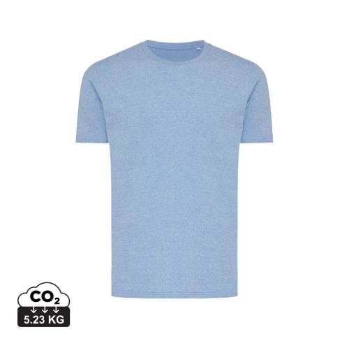 Iqoniq Brett recycled cotton t-shirt light heather blue