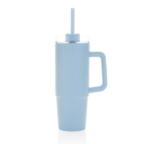 Tana RCS plastic tumbler with handle 900ml light blue