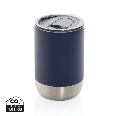 Custom RCS recycled stainless steel tumbler navy