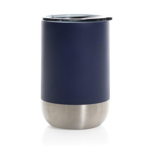 Custom RCS recycled stainless steel tumbler navy