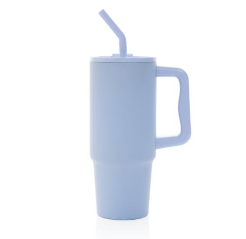 Embrace deluxe RCS recycled stainless steel tumbler 900ml light blue