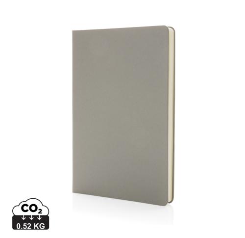 Printed A5 hardcover notebook grey
