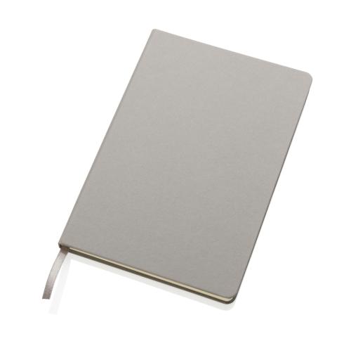 Printed A5 hardcover notebook grey
