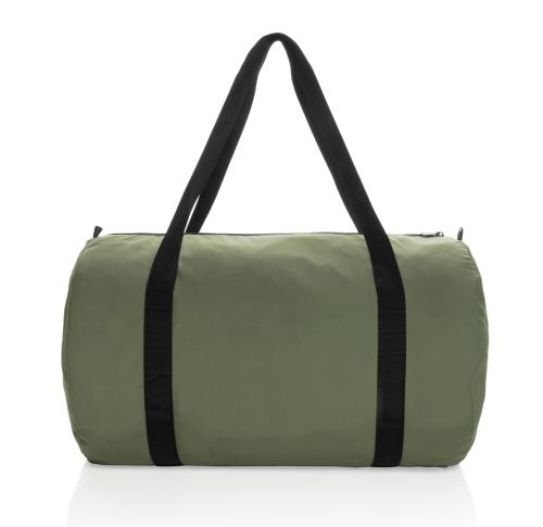 Branded Dillon AWARE™ RPET foldable sports bag green