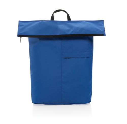 Dillon AWARE™ RPET lightweight foldable backpack royal blue