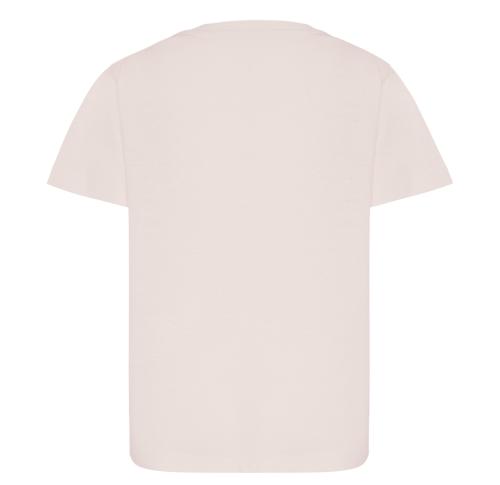 Iqoniq Koli kids lightweight recycled cotton t-shirt cloud pink