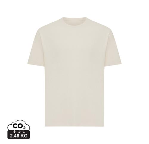 Custom Iqoniq Teide recycled cotton t-shirt natural raw