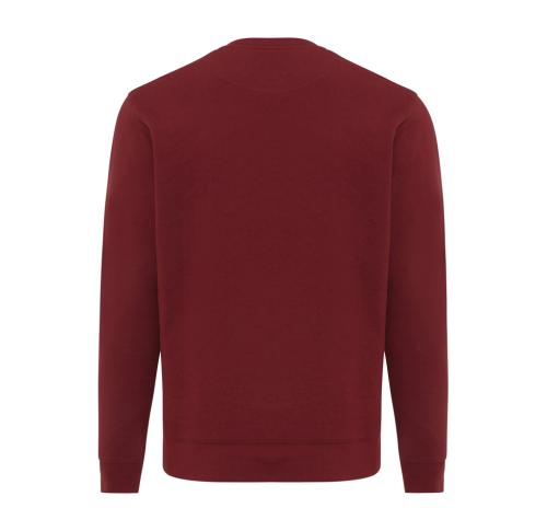 Iqoniq Etosha lightweight recycled cotton crew neck burgundy