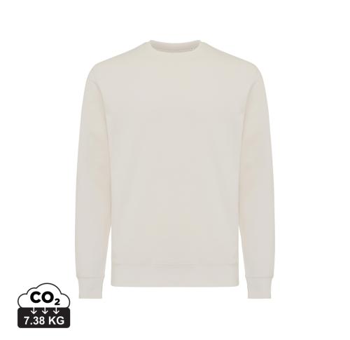 Iqoniq Etosha lightweight recycled cotton crew neck ivory white