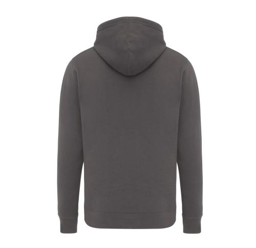 Iqoniq Rila lightweight recycled cotton hoodie anthracite