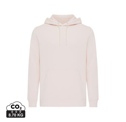 Iqoniq Rila lightweight recycled cotton hoodie cloud pink