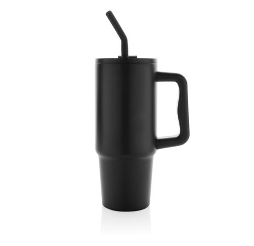 Embrace deluxe RCS recycled stainless steel tumbler 900ml black