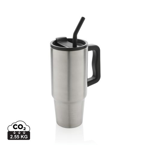 Embrace deluxe RCS recycled stainless steel tumbler 900ml silver