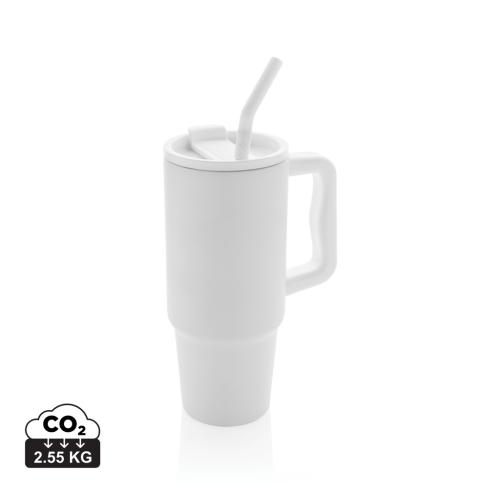 Embrace deluxe RCS recycled stainless steel tumbler 900ml white