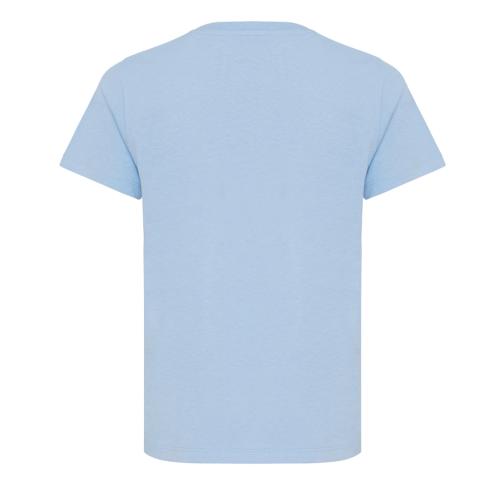 Promotional Iqoniq Koli kids lightweight recycled cotton t-shirt sky blue