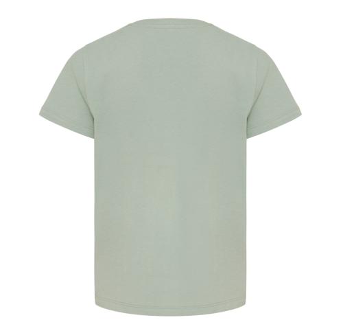 Iqoniq Koli kids lightweight recycled cotton t-shirt iceberg green