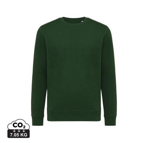 Iqoniq Etosha lightweight recycled cotton crew neck forest green