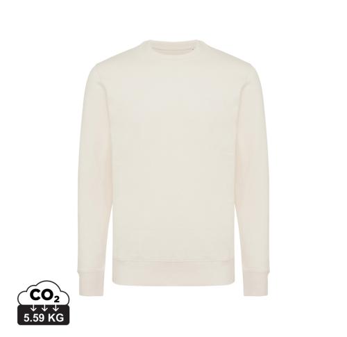 Promotiional Iqoniq Etosha lightweight recycled cotton crew neck natural raw