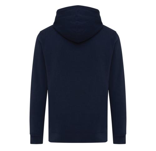 Iqoniq Rila lightweight recycled cotton hoodie navy