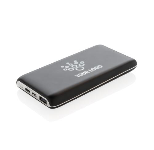 8.000 mAh light up logo wireless powerbank