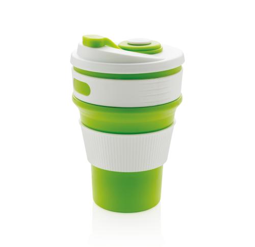 Foldable silicone cup