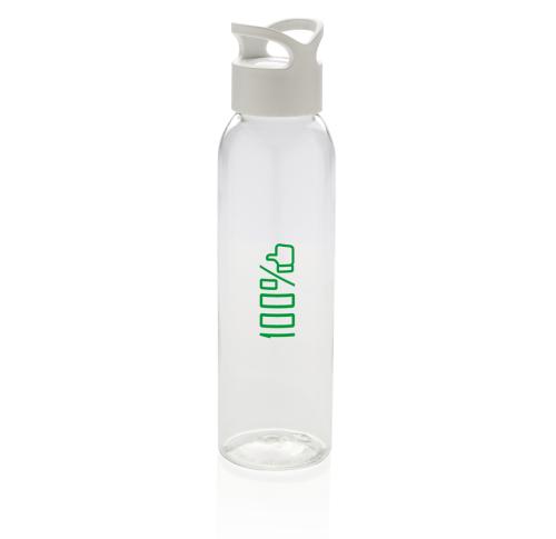 Branded Sports Water Bottle - White Screw Cap AS