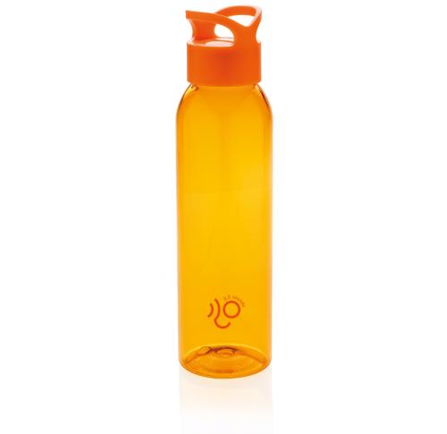 BPA Free Spill Proof Water Bottles Orange Printed Logo 