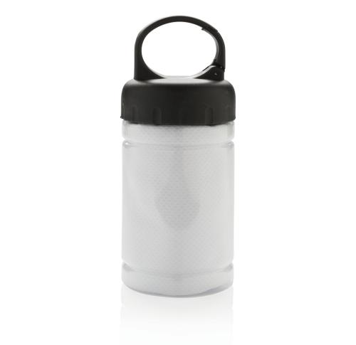 Branded Cooling Gym Sports Towel - White