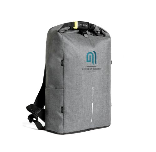Branded Urban Lite Anti-theft Backpack Grey