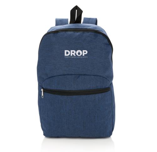 Classic two tone backpack, blue