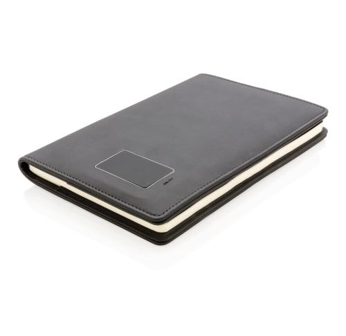 Light up logo notebook