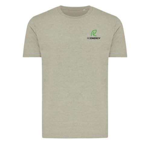Iqoniq Brett recycled cotton t-shirt - Light Heather Green light heather green