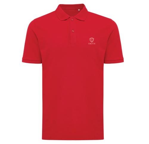 Iqoniq Yosemite recycled cotton pique polo - Red red