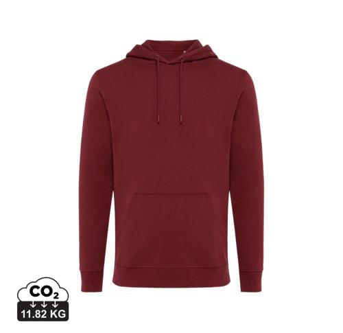 Iqoniq Jasper recycled cotton hoodie - Burgundy burgundy