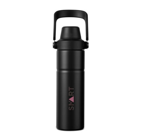 VINGA Baltimore trek RCS recycled SS bottle 600 ML - Black black