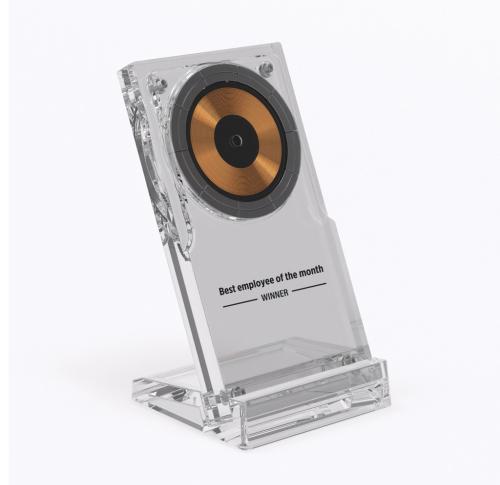 Magcharge 15W magnetic wireless charging stand transparent