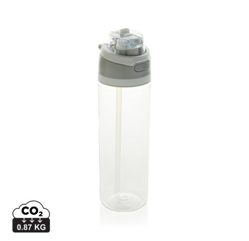 Branded Omni sip RCS RPET water bottle 800ML white