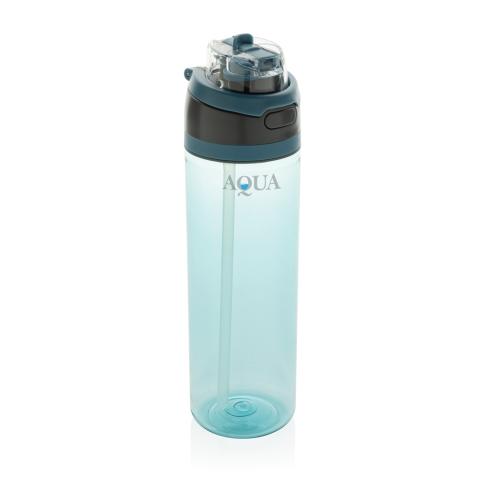 Custom Omni sip RCS RPET water bottle 800ML blue