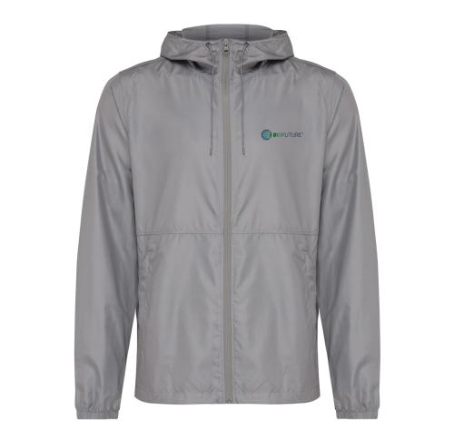 Iqoniq Logan recycled polyester lightweight jacket silver grey