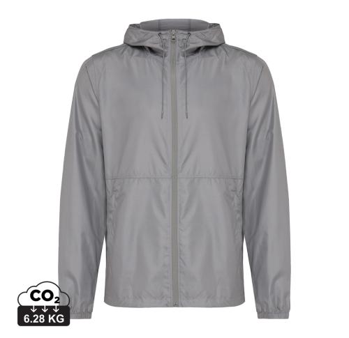 Iqoniq Logan recycled polyester lightweight jacket silver grey